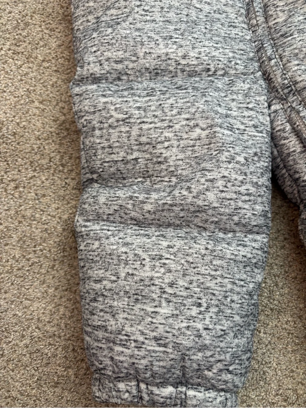 Gymboree Baby Snowsuit gray rainbow accent soft fleece lining size 18-24 months